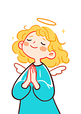 여자 어린이 하늘색 일러스트 한명 미소 소녀 상반신 노란색 평화 귀여움 눈감음 기도 순수 천사날개 소녀한명만 일러캐릭터 천사링 AI파일 캐릭터 1 컬러 컨셉 날개 모션 천사 표정 사람 파란색 여자한명만 소녀만 파일형식 벡터