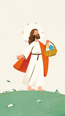 JPG 남자 일러스트 사랑 한명 들기 성인 바구니 평화 희망 목초지 예수 하나님 부활절계란 성인남자한명만 국내일러스트 AI일러스트 AI콘텐츠 1 감정 컨셉 모션 부활절 사람 계란 목장 신_종교 남자한명만 성인남자만 파일형식 초원_자연