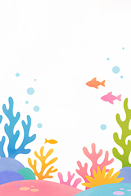 JPG 바다 일러스트 자연 어류 사람없음 컬러풀 바닷속 해초 산호 카피스페이스 국내일러스트 AI일러스트 AI콘텐츠 컬러 수중 수중동물 공백 해조류 자포동물 생태계 파일형식