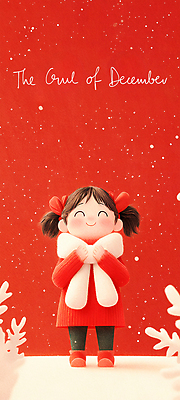 전신 PSD 여자 어린이 잎 크리스마스 겨울 일러스트 한명 웃음 소녀 빨간색 귀여움 목도리 눈 12월 겨울옷 소녀한명만 국내일러스트 자연요소 식물 1 잡화 옷 계절 기념일 컬러 컨셉 날씨 표정 사람 날짜 여자한명만 소녀만 파일형식