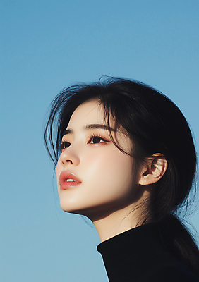 JPG 모델 편집이미지 응시 여자 한명 성인 뷰티 우아함 연예인 의료성형뷰티 성인여자한명만 편집실사 AI인물포토 AI콘텐츠 직업 1 시선 컨셉 사람 CG 여자한명만 성인여자만 파일형식 AI포토