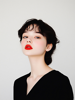 JPG 모델 편집이미지 응시 여자 한명 성인 화장 우아함 연예인 의료성형뷰티 성인여자한명만 편집실사 AI인물포토 AI콘텐츠 직업 1 시선 컨셉 사람 뷰티 CG 여자한명만 성인여자만 파일형식 AI포토