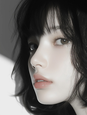 JPG 모델 편집이미지 응시 여자 한명 근접촬영 성인 뷰티 우아함 연예인 의료성형뷰티 성인여자한명만 편집실사 AI인물포토 AI콘텐츠 직업 1 시선 뷰포인트 컨셉 사람 CG 여자한명만 성인여자만 파일형식 AI포토