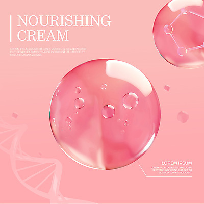 PSD 템플릿 배너 분홍색 세포 사람없음 뷰티 반사 촉촉함 조직 비눗방울 DNA 수분 알림 스킨케어 버블 보습 콜라겐 이미지템플릿 컬러 젖음 생명공학 단백질 파일형식