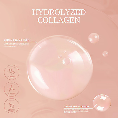 PSD 템플릿 배너 사람없음 뷰티 반사 촉촉함 비눗방울 수분 알림 스킨케어 버블 베이지색 보습 콜라겐 이미지템플릿 컬러 젖음 단백질 파일형식