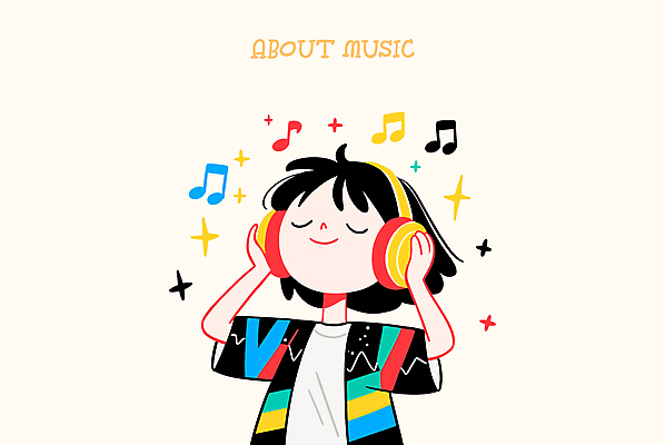 여자 행복 어린이 음표 일러스트 한명 미소 소녀 상반신 반짝임 귀여움 눈감음 헤드셋 감상 잡기 노래감상 아이보리 소녀한명만 국내일러스트 AI파일 1 기호 감정 음악 컬러 음향기기 컨셉 모션 표정 사람 헤드폰 음악감상 여자한명만 소녀만 파일형식 벡터