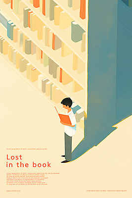 전신 PSD 남자 일러스트 책장 그림자 한명 서기 들기 사람 성인 책 빛 독서 고요 집중 읽기 책더미 성인남자한명만 국내일러스트 1 가구 컨셉 모션 무더기 남자한명만 성인남자만 파일형식