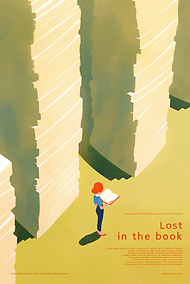 전신 PSD 여자 일러스트 그림자 한명 서기 들기 사람 성인 책 빛 독서 고요 집중 읽기 책더미 성인여자한명만 국내일러스트 1 컨셉 모션 무더기 여자한명만 성인여자만 파일형식