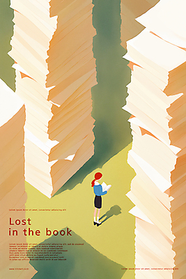 전신 PSD 여자 일러스트 그림자 한명 서기 들기 사람 성인 책 빛 독서 고요 집중 읽기 종이더미 책더미 성인여자한명만 국내일러스트 1 컨셉 모션 무더기 여자한명만 성인여자만 파일형식 더미