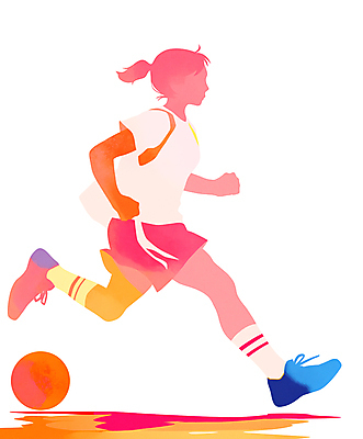 JPG 전신 여자 스포츠 분홍색 일러스트 축구공 건강 한명 성인 달리기 운동 축구 성인여자한명만 국내일러스트 AI일러스트 AI콘텐츠 1 컬러 공 축구용품 모션 사람 구기 여자한명만 성인여자만 파일형식