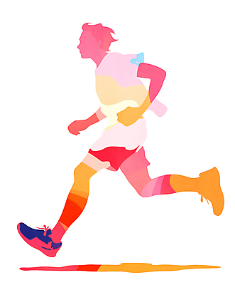 JPG 전신 남자 스포츠 분홍색 운동화 일러스트 건강 한명 성인 달리기 운동 에너지 성인남자한명만 국내일러스트 AI일러스트 AI콘텐츠 1 컬러 신발 모션 사람 남자한명만 성인남자만 파일형식