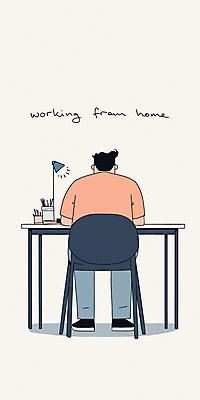 전신 남자 의자 일러스트 조명 한명 앉기 성인 뒷모습 사무용품 작업 책상 심플 재택근무 성인남자한명만 국내일러스트 AI파일 1 뷰포인트 가구 비즈니스 모션 문구용품 사람 남자한명만 성인남자만 파일형식 벡터