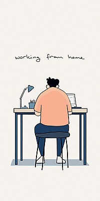 전신 남자 의자 일러스트 조명 한명 앉기 성인 뒷모습 컴퓨터 사무용품 작업 책상 심플 재택근무 성인남자한명만 국내일러스트 AI파일 1 뷰포인트 가구 비즈니스 모션 문구용품 사람 전자제품 남자한명만 성인남자만 파일형식 벡터