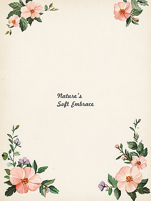 JPG 꽃 잎 일러스트 수채화 프레임 사람없음 빈티지 우아함 엽서 카피스페이스 국내일러스트 AI일러스트 AI콘텐츠 식물 컨셉 공백 편지 파일형식