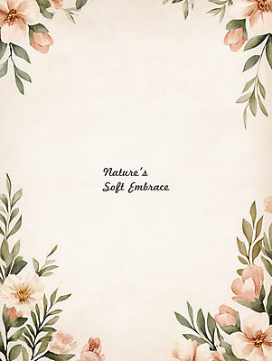 JPG 꽃 잎 일러스트 수채화 프레임 사람없음 빈티지 우아함 엽서 카피스페이스 국내일러스트 AI일러스트 AI콘텐츠 식물 컨셉 공백 편지 파일형식