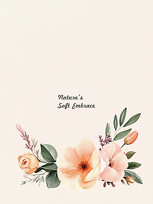 JPG 꽃 잎 일러스트 수채화 프레임 사람없음 빈티지 우아함 엽서 카피스페이스 국내일러스트 AI일러스트 AI콘텐츠 식물 컨셉 공백 편지 파일형식