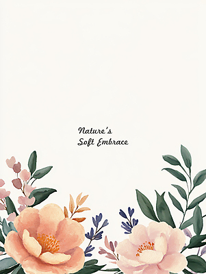 JPG 꽃 잎 일러스트 수채화 프레임 사람없음 빈티지 우아함 엽서 카피스페이스 국내일러스트 AI일러스트 AI콘텐츠 식물 컨셉 공백 편지 파일형식