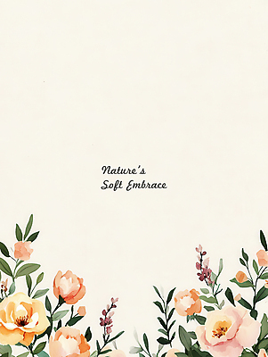 JPG 꽃 잎 일러스트 수채화 프레임 사람없음 빈티지 우아함 엽서 카피스페이스 국내일러스트 AI일러스트 AI콘텐츠 식물 컨셉 공백 편지 파일형식