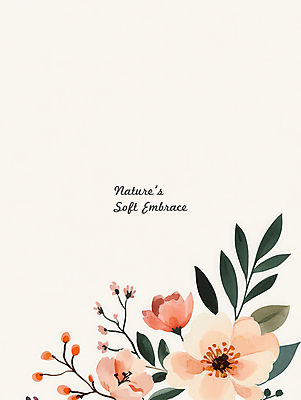 JPG 꽃 잎 일러스트 수채화 프레임 사람없음 빈티지 우아함 엽서 카피스페이스 국내일러스트 AI일러스트 AI콘텐츠 식물 컨셉 공백 편지 파일형식