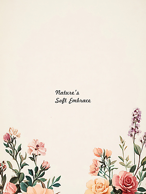 JPG 꽃 잎 일러스트 수채화 프레임 사람없음 빈티지 우아함 엽서 카피스페이스 국내일러스트 AI일러스트 AI콘텐츠 식물 컨셉 공백 편지 파일형식