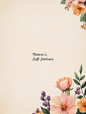 JPG 꽃 잎 일러스트 수채화 프레임 사람없음 빈티지 우아함 엽서 카피스페이스 국내일러스트 AI일러스트 AI콘텐츠 식물 컨셉 공백 편지 파일형식