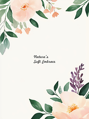 JPG 꽃 잎 일러스트 수채화 프레임 사람없음 빈티지 우아함 엽서 카피스페이스 국내일러스트 AI일러스트 AI콘텐츠 식물 컨셉 공백 편지 파일형식