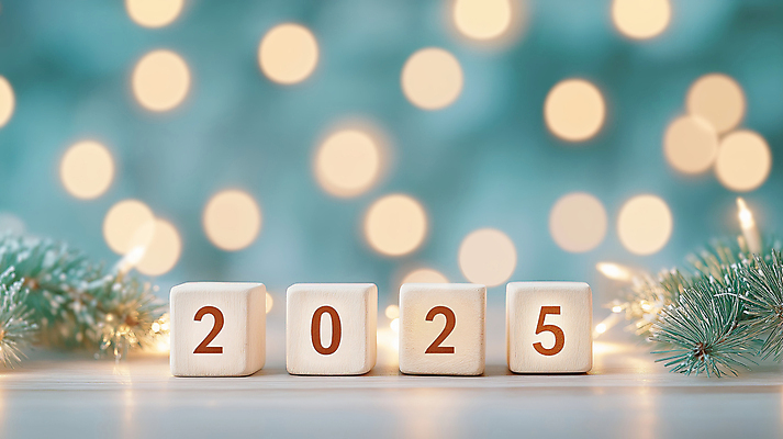 JPG 편집이미지 겨울 조명 새해 사람없음 파란색 빛 반짝임 숫자 풀 큐브 보케 연말 연초 나무블록 2025년 을사년 편집실사 AI포토 AI콘텐츠 식물 문자 계절 컬러 모션 목재 블록 연도 CG 파일형식