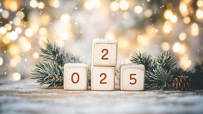 JPG 편집이미지 겨울 조명 새해 사람없음 빛 반짝임 숫자 크리스마스트리 쌓기 큐브 보케 솔방울 연말 연초 눈내림 나무블록 2025년 을사년 편집실사 AI포토 AI콘텐츠 문자 계절 크리스마스 모션 눈_날씨 목재 블록 연도 CG 파일형식