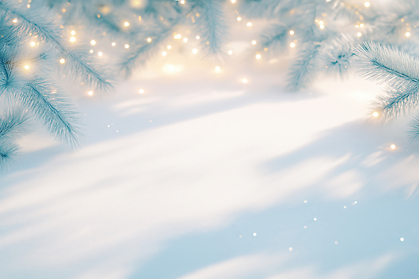 JPG 편집이미지 백그라운드 크리스마스 겨울 조명 따뜻함 그림자 사람없음 빛 반짝임 흰색 나뭇가지 눈 보케 감성 편집실사 AI포토 AI콘텐츠 자연요소 나무 계절 기념일 컬러 컨셉 모션 날씨 CG 파일형식