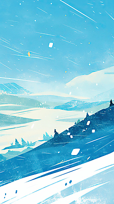 JPG 나무 구름 설경 겨울 일러스트 자연 하늘 바람 사람없음 파란색 차가움 눈보라 눈내림 설산 눈덮임 국내일러스트 AI일러스트 AI콘텐츠 자연요소 식물 계절 컬러 컨셉 날씨 산 눈_날씨 풍경 생태계 파일형식