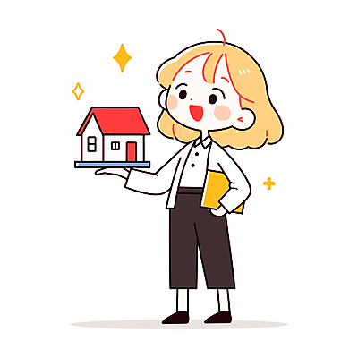 전신 여자 행복 일러스트 주택 한명 웃음 들기 성인 반짝임 문서 성인여자한명만 국내일러스트 AI파일 1 감정 모션 표정 사람 건물 여자한명만 성인여자만 파일형식 벡터