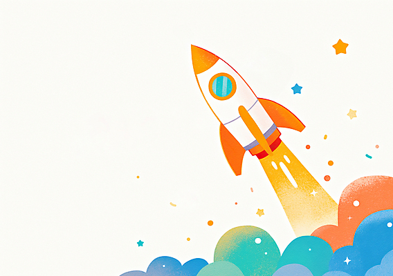 JPG 구름 별 과학 일러스트 하늘 사람없음 우주 로켓 우주여행 국내일러스트 AI일러스트 AI콘텐츠 자연요소 여행 파일형식