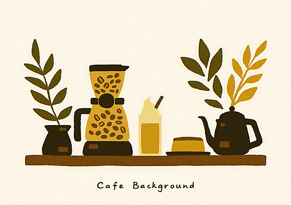 PSD 화분 잎 일러스트 주전자 사람없음 컵 갈색 카페 원두 가을 푸딩 라떼 국내일러스트 식물 식기 계절 커피 컬러 주방용품 디저트 상점 파일형식