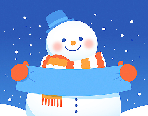 캐릭터 배너 장갑 겨울 일러스트 눈사람 털모자 미소 들기 사람없음 파란색 귀여움 목도리 눈 중절모 카피스페이스 국내일러스트 일러캐릭터 AI파일 자연요소 모자_잡화 잡화 계절 컬러 컨셉 모션 날씨 표정 공백 파일형식 벡터