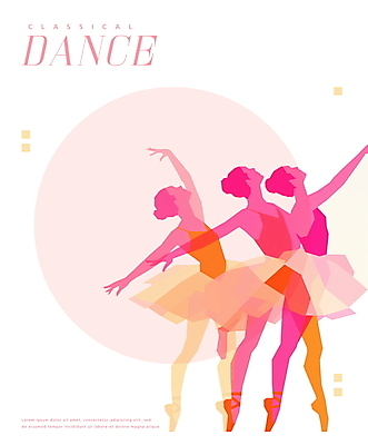 전신 PSD 여자 포스터 예술 분홍색 포즈 일러스트 모션 성인 세명 공연 댄서 클래식 우아함 균형 발레 발레복 발레동작 발레공연 성인여자만 국내일러스트 직업 옷 컬러 컨셉 사람 이벤트 춤 여자만 성인만 파일형식