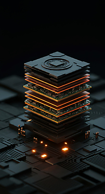 JPG 편집이미지 기술 사람없음 그래픽 회로판 연결 반도체 반도체산업 반도체칩 전자부품 칩셋 편집실사 HBM AI컴퓨터그래픽 AI콘텐츠 산업 메모리칩 부속품 CG 파일형식