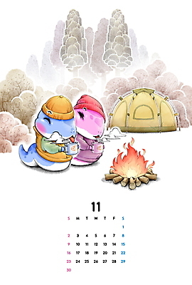 PSD 나무 모자 커피 일러스트 캘리그라피 붓터치 털모자 텐트 들기 풍경 사람없음 컬러풀 캠핑 머그컵 달력 뱀띠 장작 모닥불 11월 동양화 겨울옷 번짐 청사 2025년 을사년 국내일러스트 푸른뱀캐릭터 식물 모자_잡화 잡화 옷 음료 컬러 겨울 모션 불 레저 캠핑도구 미술 컵 십이지신 뱀 날짜 연도 뱀캐릭터 파일형식 효과