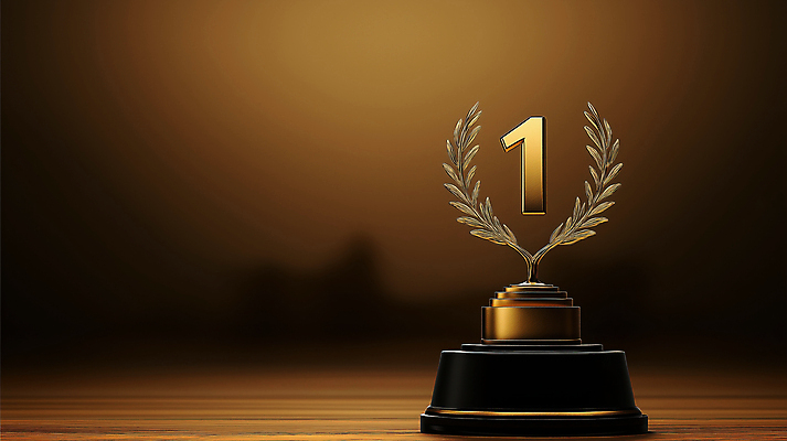 JPG 편집이미지 1 상징 성공 기념 사람없음 빛 금속 어둠 금색 우승 화려 황금 상패 트로피 심볼 심플 시상 시상식 편집실사 AI컴퓨터그래픽 AI콘텐츠 컬러 컨셉 재질 최고 상_우승 CG 파일형식