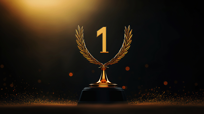 JPG 편집이미지 1 상징 성공 기념 사람없음 빛 금속 어둠 금색 우승 화려 황금 상패 트로피 심볼 심플 시상 시상식 편집실사 AI컴퓨터그래픽 AI콘텐츠 컬러 컨셉 재질 최고 상_우승 CG 파일형식