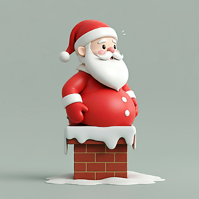 JPG 전신 편집이미지 노년 남자 행복 크리스마스 산타모자 수염 3D캐릭터 굴뚝 한명 산타클로스 비만 뱃살 노인남자한명만 끼임 편집3D AI컴퓨터그래픽 AI콘텐츠 캐릭터 모자_잡화 1 기념일 감정 사람 성인 3D 몸매 남자한명만 노인남자만 파일형식