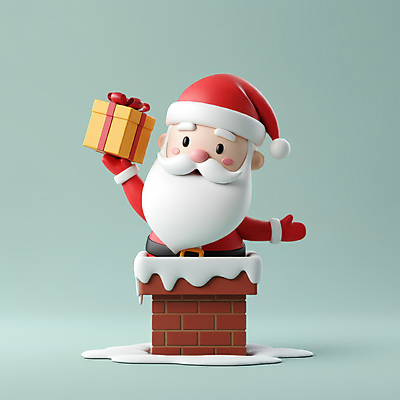 JPG 전신 편집이미지 노년 남자 행복 크리스마스 산타모자 수염 3D캐릭터 굴뚝 선물 한명 들기 선물상자 산타클로스 노인남자한명만 편집3D AI컴퓨터그래픽 AI콘텐츠 캐릭터 모자_잡화 1 기념일 감정 모션 사람 성인 상자 3D 남자한명만 노인남자만 파일형식