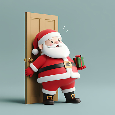 JPG 전신 편집이미지 노년 남자 행복 크리스마스 산타모자 수염 3D캐릭터 선물 한명 들기 선물상자 산타클로스 문 숨기 노인남자한명만 편집3D AI컴퓨터그래픽 AI콘텐츠 캐릭터 모자_잡화 1 기념일 감정 모션 사람 성인 상자 3D 남자한명만 노인남자만 파일형식