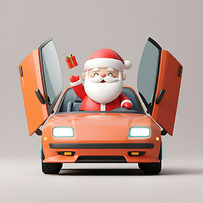 JPG 전신 편집이미지 노년 남자 행복 크리스마스 산타모자 자동차 수염 3D캐릭터 선물 한명 선물상자 산타클로스 손들기 운전 승차 노인남자한명만 편집3D AI컴퓨터그래픽 AI콘텐츠 캐릭터 모자_잡화 1 기념일 감정 육상교통 모션 사람 성인 상자 3D 남자한명만 노인남자만 파일형식