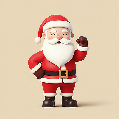 JPG 전신 편집이미지 노년 남자 행복 허리손 크리스마스 산타모자 수염 3D캐릭터 한명 산타클로스 손들기 파이팅 노인남자한명만 편집3D AI컴퓨터그래픽 AI콘텐츠 캐릭터 모자_잡화 1 기념일 감정 포즈 모션 사람 성인 3D 남자한명만 노인남자만 파일형식