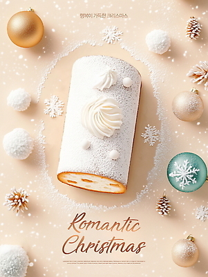 PSD 편집이미지 겨울 사람없음 눈송이 고급 구슬 생크림 솔방울 롤케이크 베이지색 슈가파우더 크리스마스케이크 오너먼트 이미지편집 계절 컬러 컨셉 크리스마스장식 크리스마스 눈_날씨 케이크 크림 파일형식