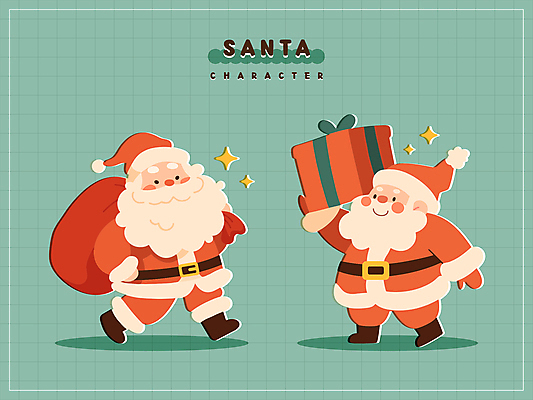 전신 노년 남자 리본 스티커 크리스마스 일러스트 미소 들기 두명 초록색 선물상자 산타클로스 걷기 귀여움 홀리데이 노인남자만 일러캐릭터 AI파일 캐릭터 기념일 컬러 컨셉 모션 휴가 표정 선물 사람 성인 상자 남자만 노인만 파일형식 벡터