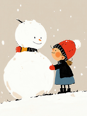 JPG 여자 행복 어린이 겨울 일러스트 눈사람 털모자 한명 미소 소녀 야외 목도리 만지기 눈 추억 즐거움 털장갑 눈사람만들기 베이지색 쌓인눈 눈내림 소녀한명만 국내일러스트 AI일러스트 AI콘텐츠 자연요소 모자_잡화 1 잡화 계절 감정 컬러 장갑 컨셉 모션 날씨 눈_날씨 표정 사람 만들기 여자한명만 소녀만 파일형식