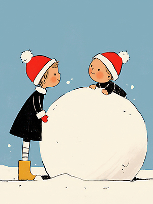 JPG 여자 행복 어린이 겨울 일러스트 털모자 미소 소녀 야외 두명 파란색 마주보기 눈 추억 승차 즐거움 자매 털장갑 눈뭉치 눈사람만들기 쌓인눈 눈내림 소녀만 국내일러스트 AI일러스트 AI콘텐츠 자연요소 모자_잡화 계절 감정 컬러 장갑 컨셉 가족 모션 눈사람 날씨 눈_날씨 표정 사람 만들기 여자만 어린이만 파일형식