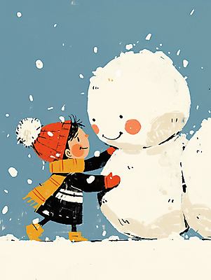 JPG 전신 남자 행복 어린이 겨울 일러스트 눈사람 털모자 한명 미소 소년 야외 파란색 목도리 눈 추억 즐거움 털장갑 눈뭉치 눈사람만들기 쌓인눈 눈내림 소년한명만 국내일러스트 AI일러스트 AI콘텐츠 자연요소 모자_잡화 1 잡화 계절 감정 컬러 장갑 컨셉 날씨 눈_날씨 표정 사람 만들기 남자한명만 소년만 파일형식
