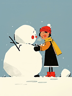 JPG 전신 여자 행복 겨울 일러스트 청소년 눈사람 털모자 한명 미소 야외 파란색 목도리 만지기 눈 추억 즐거움 털장갑 눈사람만들기 쌓인눈 눈내림 십대여자한명만 국내일러스트 AI일러스트 AI콘텐츠 자연요소 모자_잡화 1 잡화 계절 감정 컬러 장갑 컨셉 모션 날씨 눈_날씨 표정 사람 만들기 여자한명만 십대여자만 파일형식